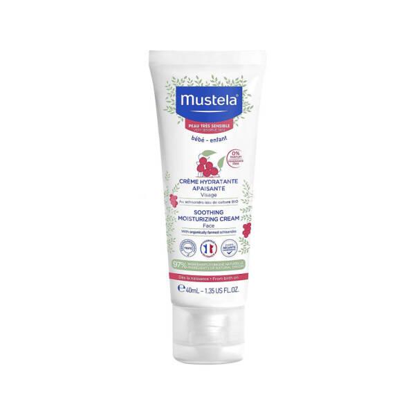 Mustela Soothing Moisturizing Cream for Very Sensitive Skin - Gentle, Hypoallergenic Face Moisturizer for Babies &amp; Adults Mustela Soothing Cream for Sensitive Skin - Gentle Moisturizer moisturizing face cream, sensitive skin care, baby skincare, hypoallergenic moisturizer, Mustela soothing cream, gentle skincare, newborn skincare, infant skincare, glycerin, avocado fruit extract, compact skincare, travel-friendly