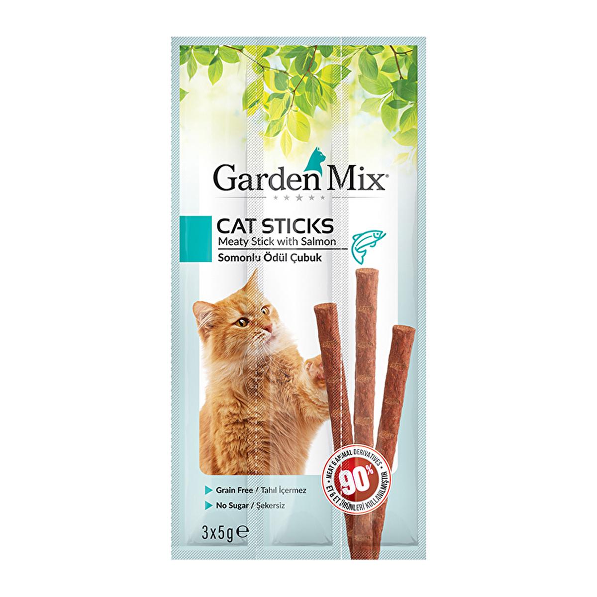 Somonlu Kedi Stick Ödül Maması 3 x 5 gr - High-Protein Salmon Cat Treats Salmon Cat Treats - High Protein, Healthy & Delicious cat treats, salmon cat treats, grain-free cat treats, high-protein cat snacks, complementary cat food, cat reward, feline nutrition, healthy cat treats, salmon flavor cat treats
