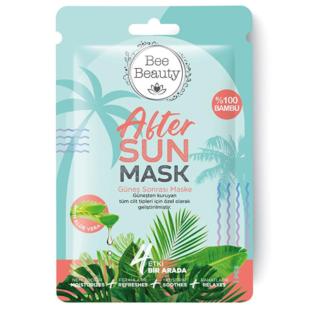 Bee Beauty After Sun Aloe Vera Sheet Mask for Soothing 25 ml