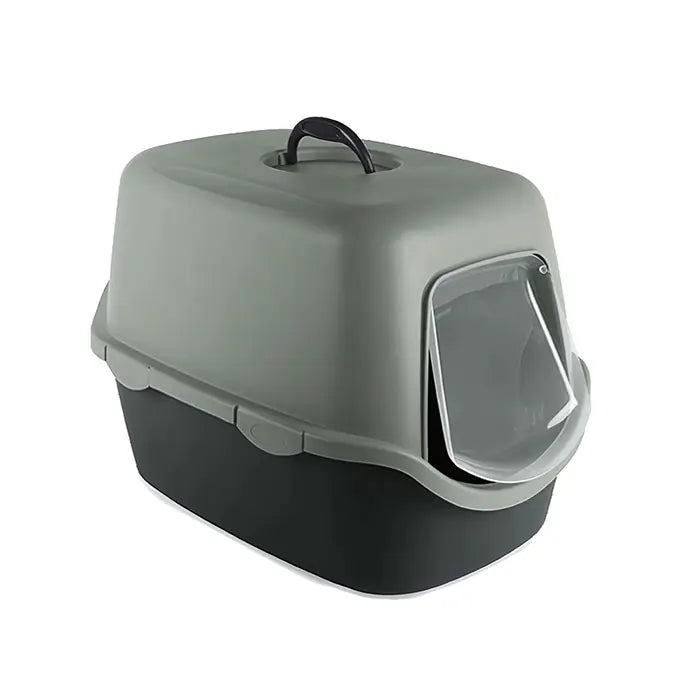Stefanplast Cathy Covered Cat Litter Box Green 56x40x40cm