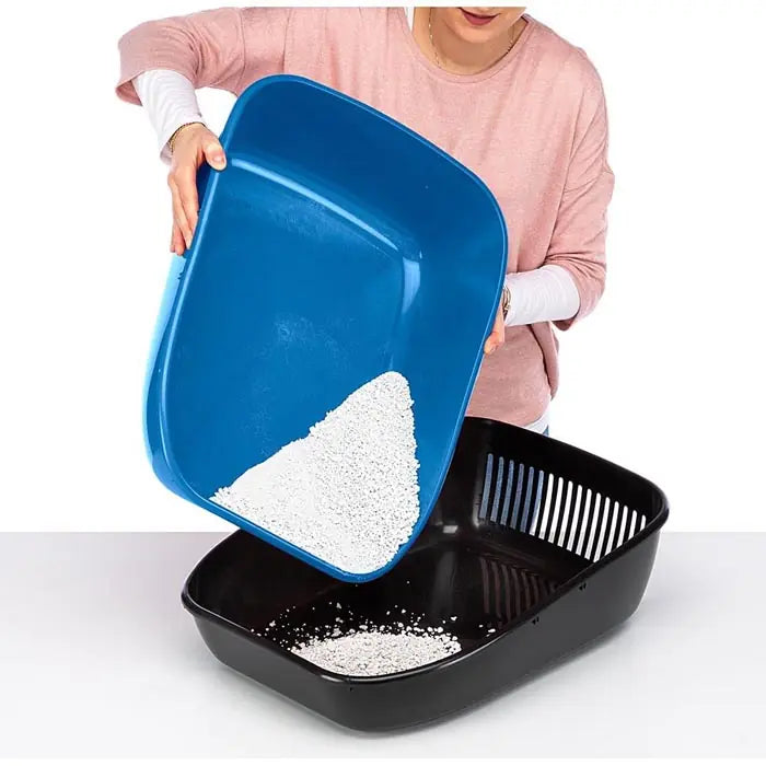 Ferplast Birba Open Top Cat Litter Tray for Easy Access