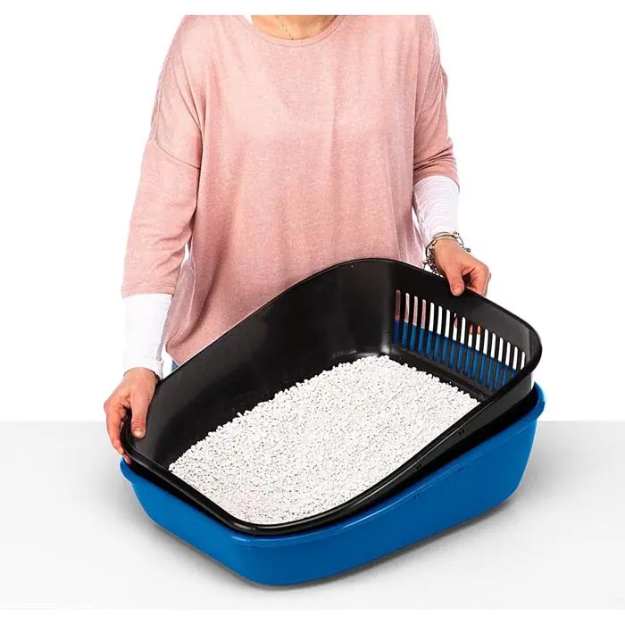Ferplast Birba Open Top Cat Litter Tray for Easy Access