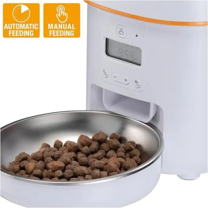 Ferplast Risto Pet Automatic Feeder with Freshness Seal 4L