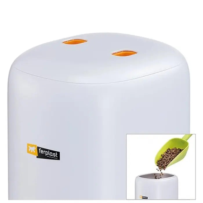 Ferplast Risto Pet Automatic Feeder with Freshness Seal 4L