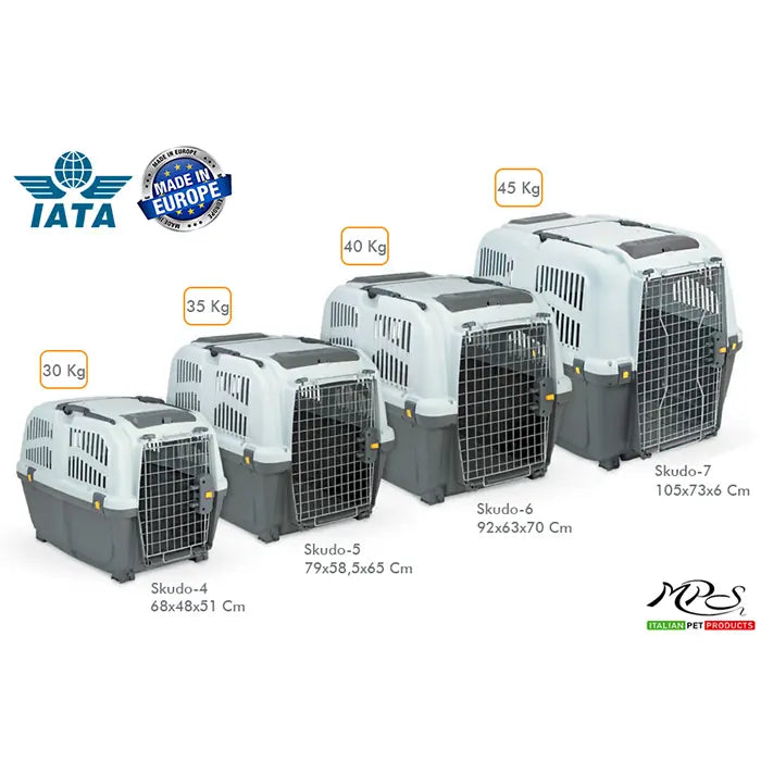 MPS Skudo 6 IATA Pet Carrier for Dogs 92x63x70 cm