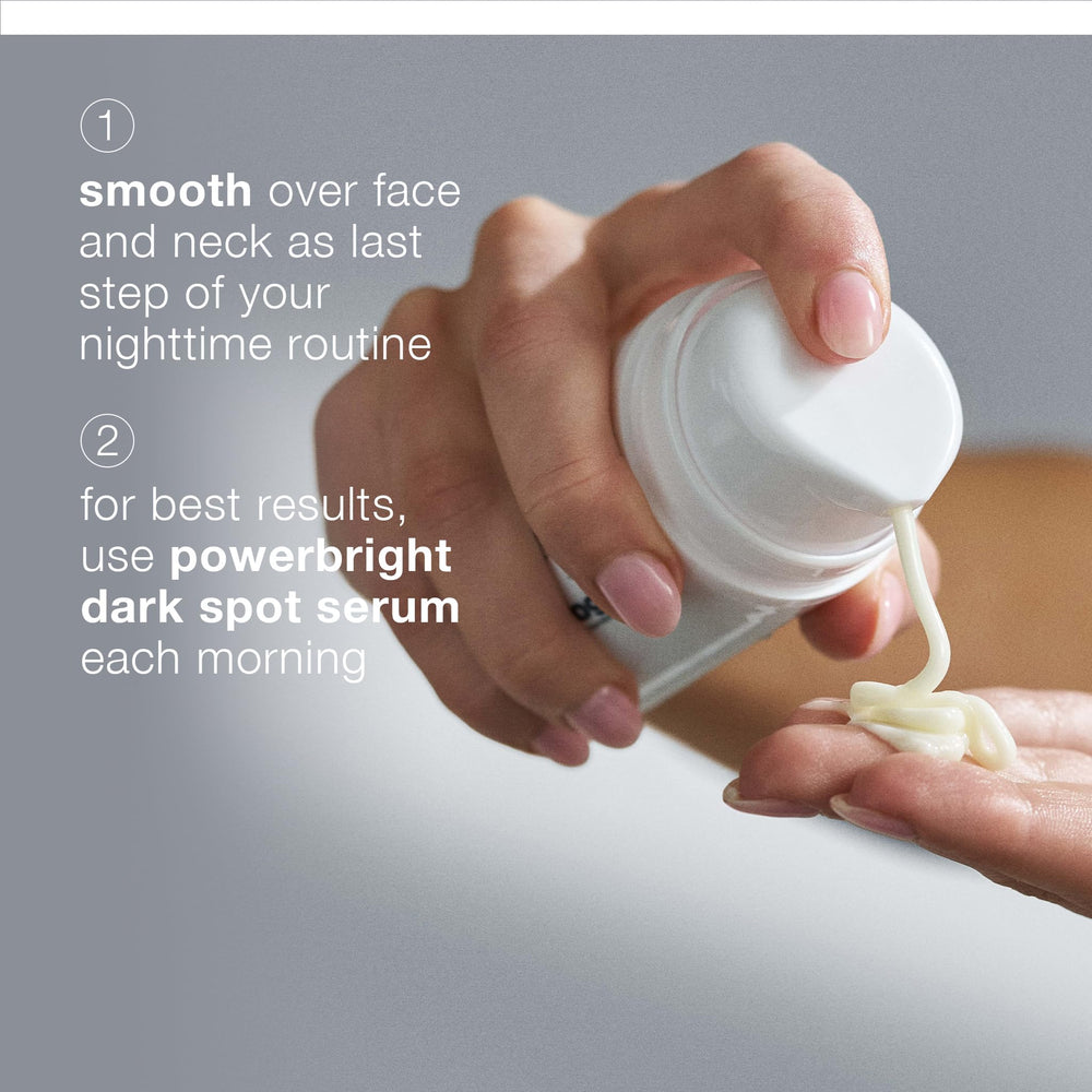 Dermalogica PowerBright Overnight Cream - Dark Spot Correction, Anti-Aging Skincare, Niacinamide & Vitamin C Overnight F