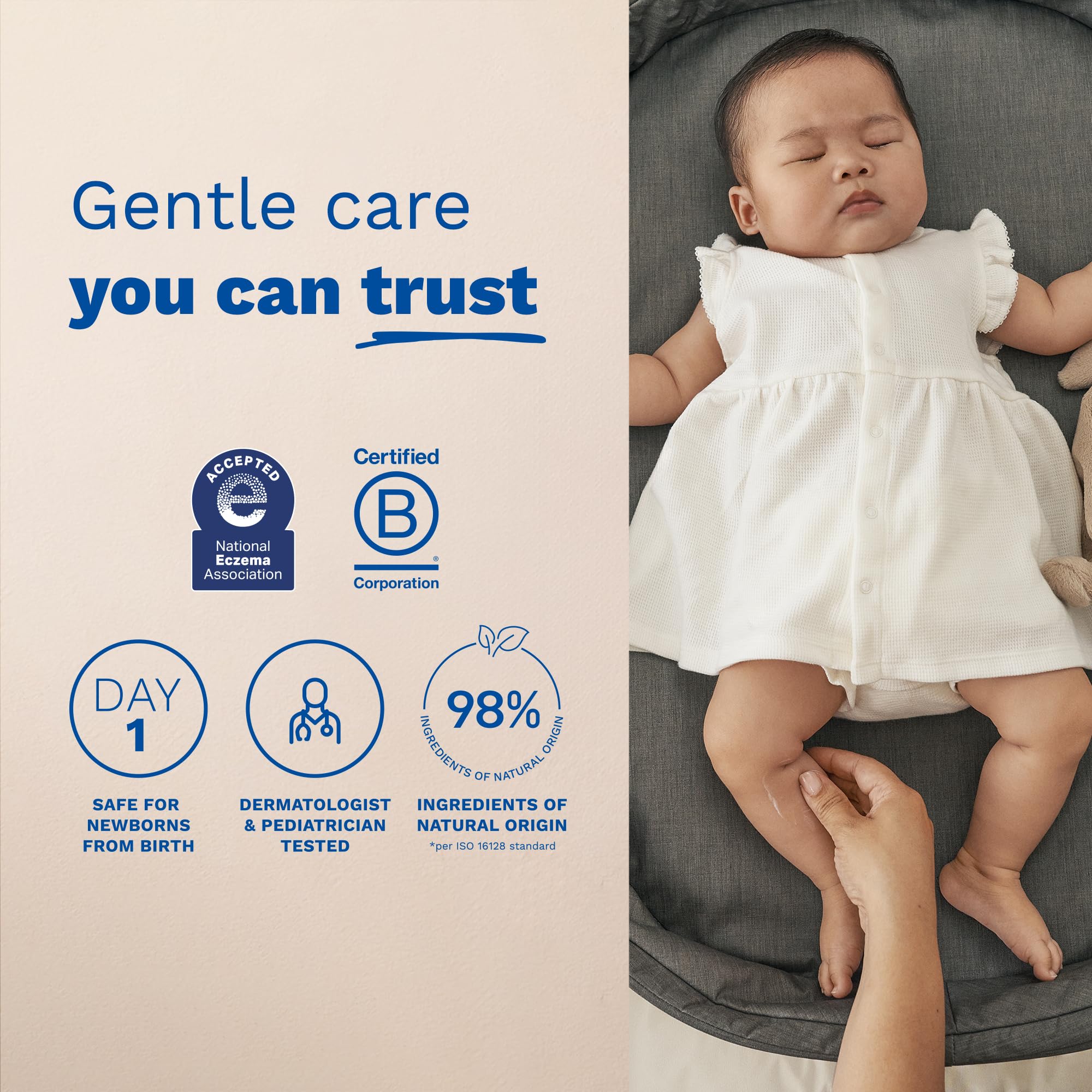 Mustela Baby Care Cream - Hypoallergenic Diaper Rash Relief &amp; Natural Skin Protection for Sensitive Baby Skin - image 12