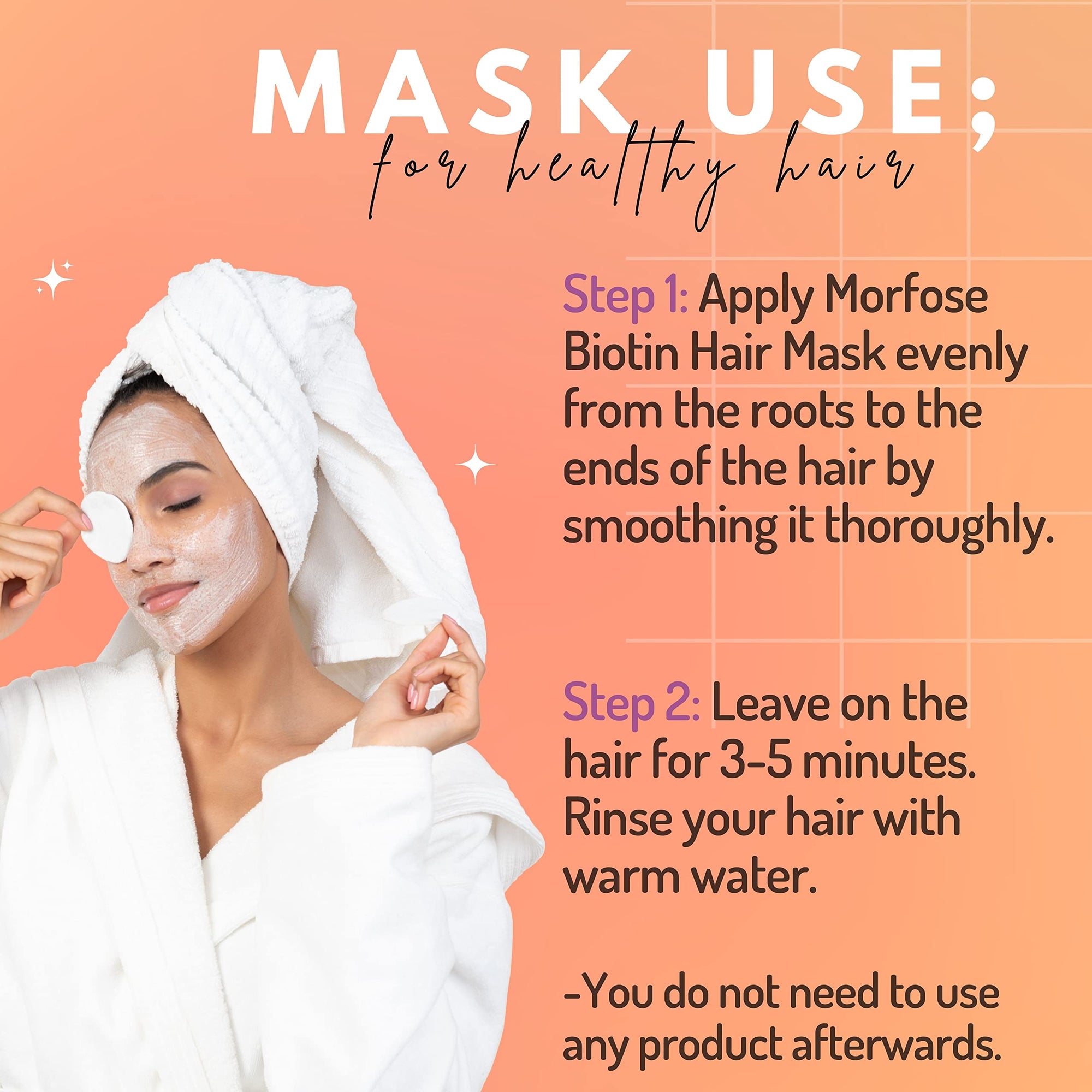Morfose Biotin Hair Mask 250ml - Nourishing Treatment | Hair Care