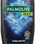 Palmolive Men Pure Arctic Body Wash 500ml - 4-in-1 Formula | Freshness