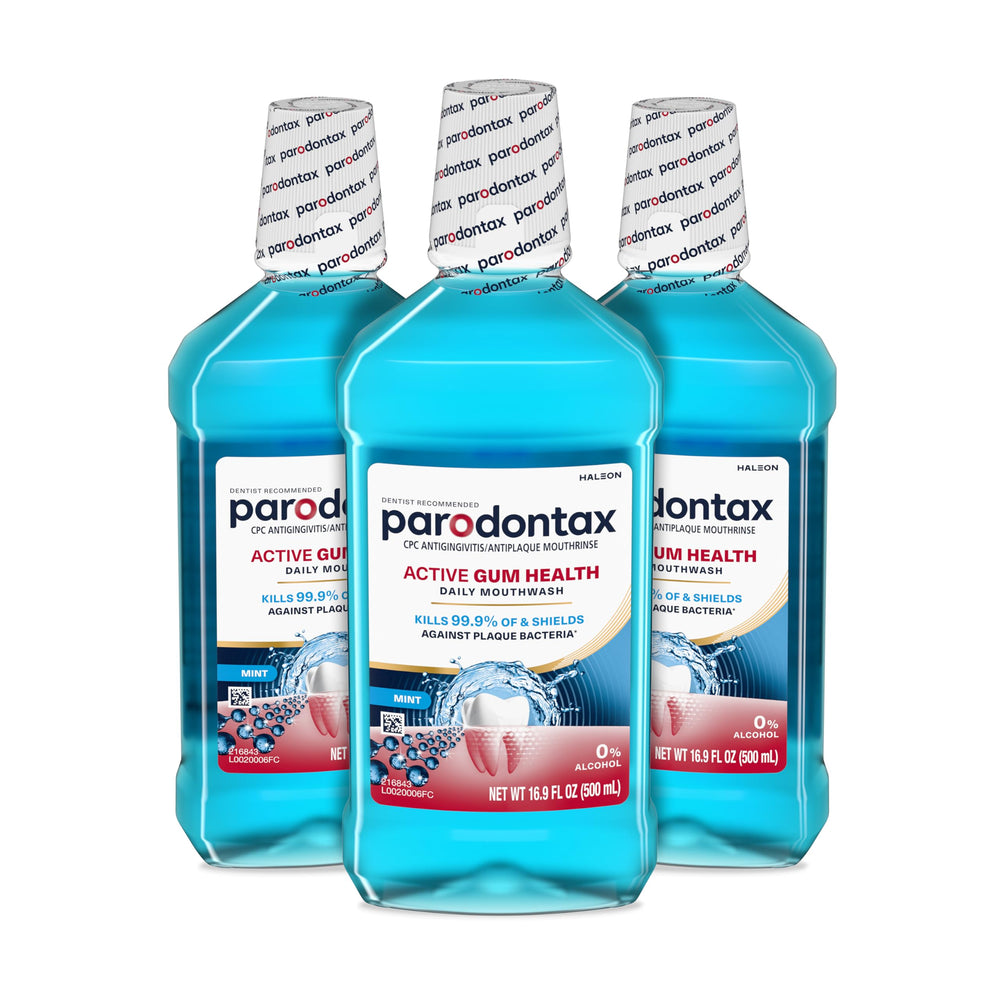 Parodontax Hyaluronic Acid Daily Mouthwash 500ml - Maintains Gum Health & Oral Hygiene