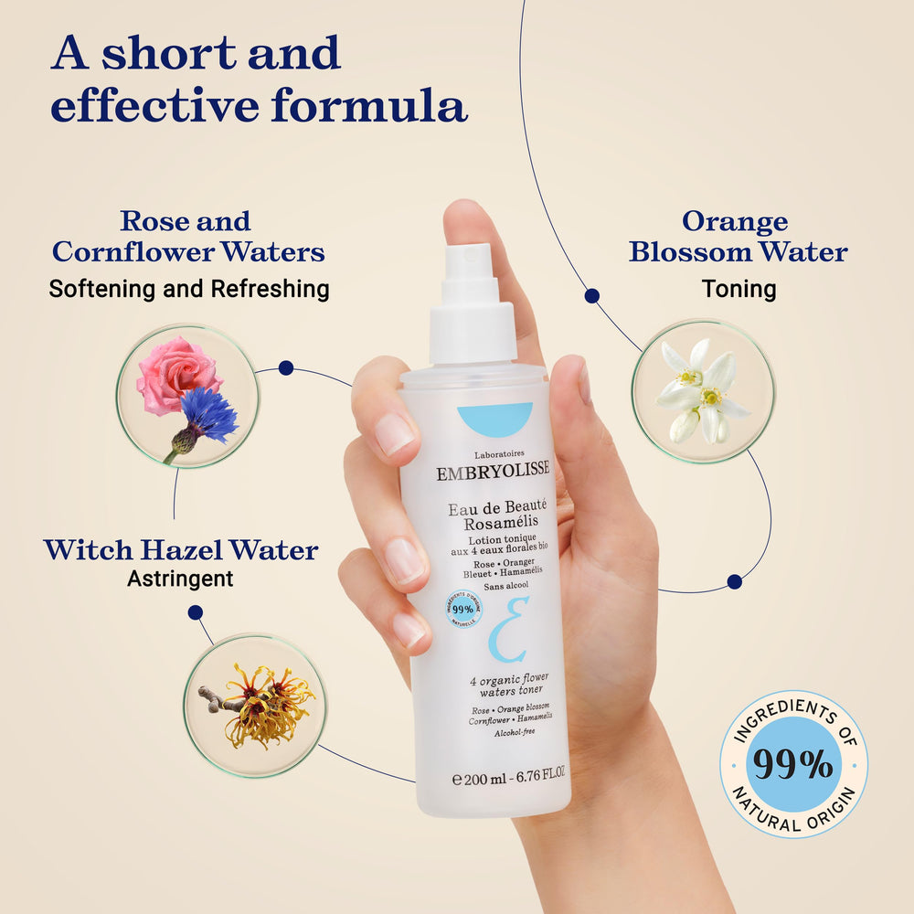 Embryolisse Eau De Beaute Rosamelis Tonifying Toner - Hydrating Skincare for Revitalized Skin