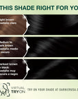 Garnier Nutrisse Ultra Creme 1 Black Hair Dye - Vegan Hair Dye, Nourishing Hair Color
