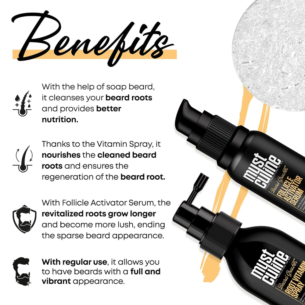 Mustculine Beard Growth Kit for Men - view 3