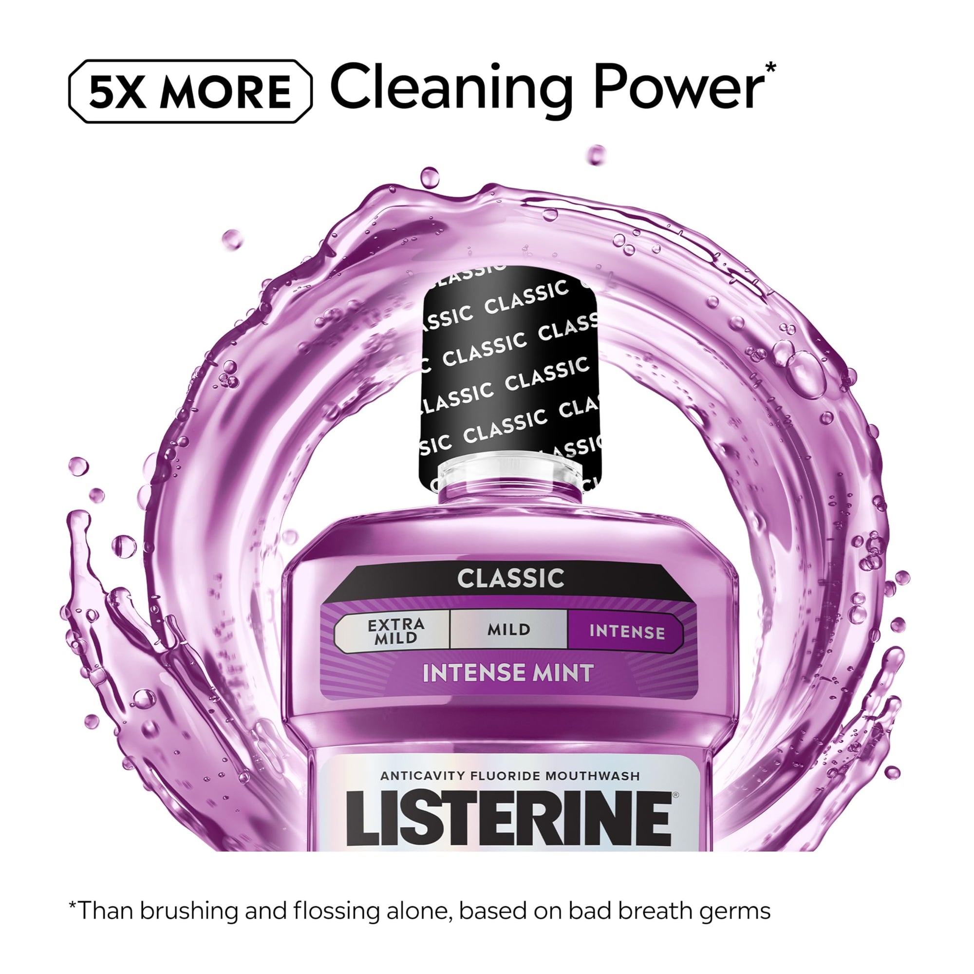 Listerine Advanced White Mouthwash 33.8oz - Gentle Flavor | Oral Care