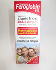 Vitabiotics Feroglobin Liquid Iron Supplement for Children and Adults - 6.76 fl oz