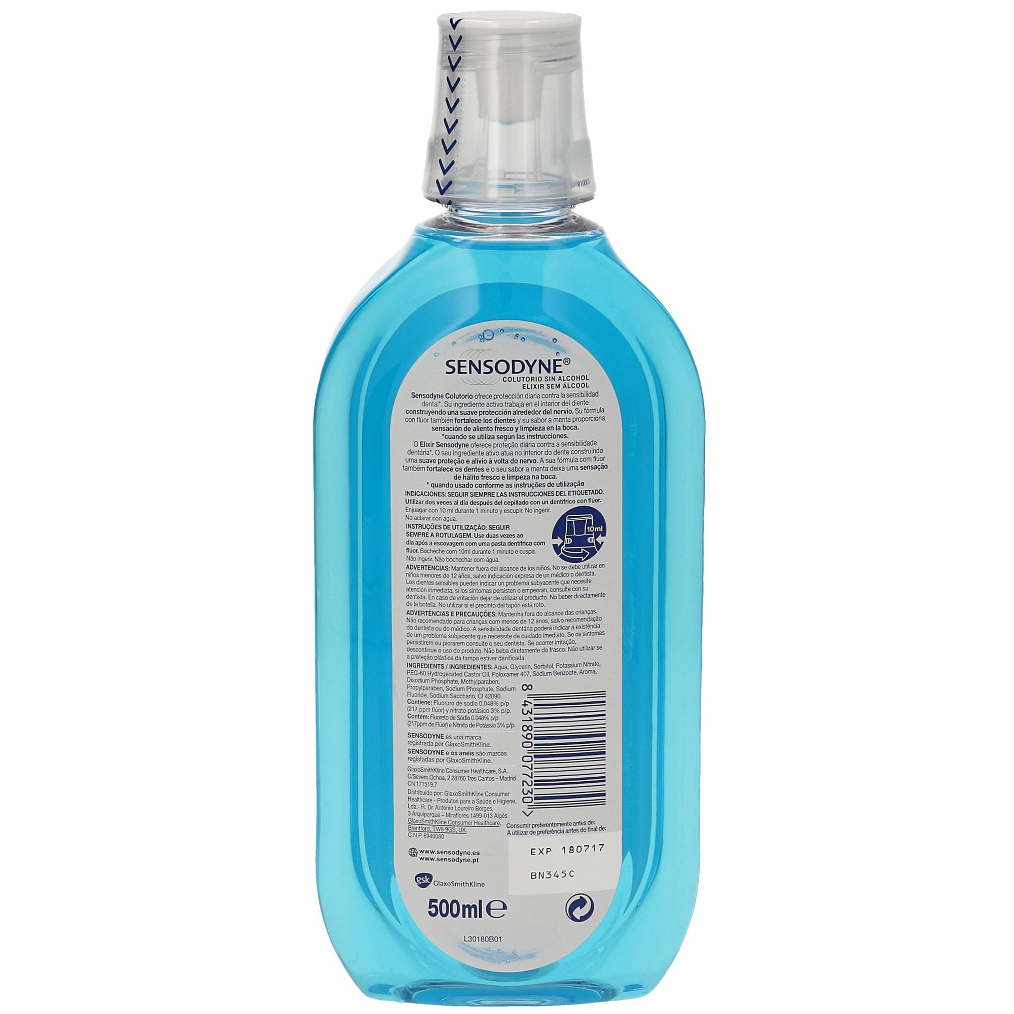Sensodyne Cool Mint Mouthwash 500ml