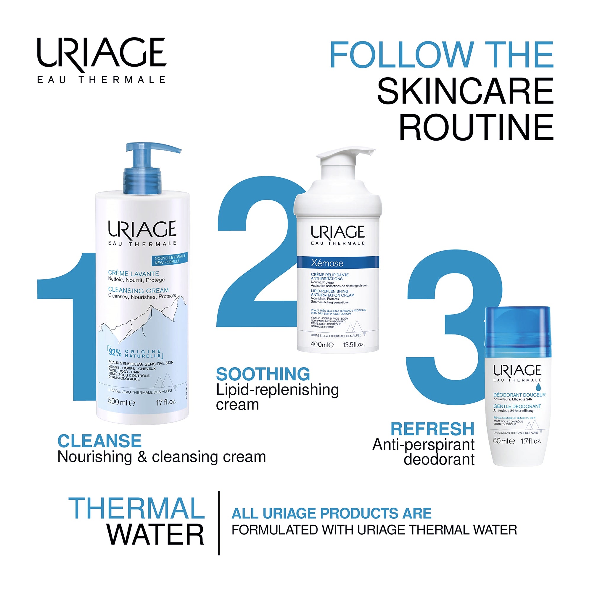 Uriage Creme Lavante Clearing Cream 200ml