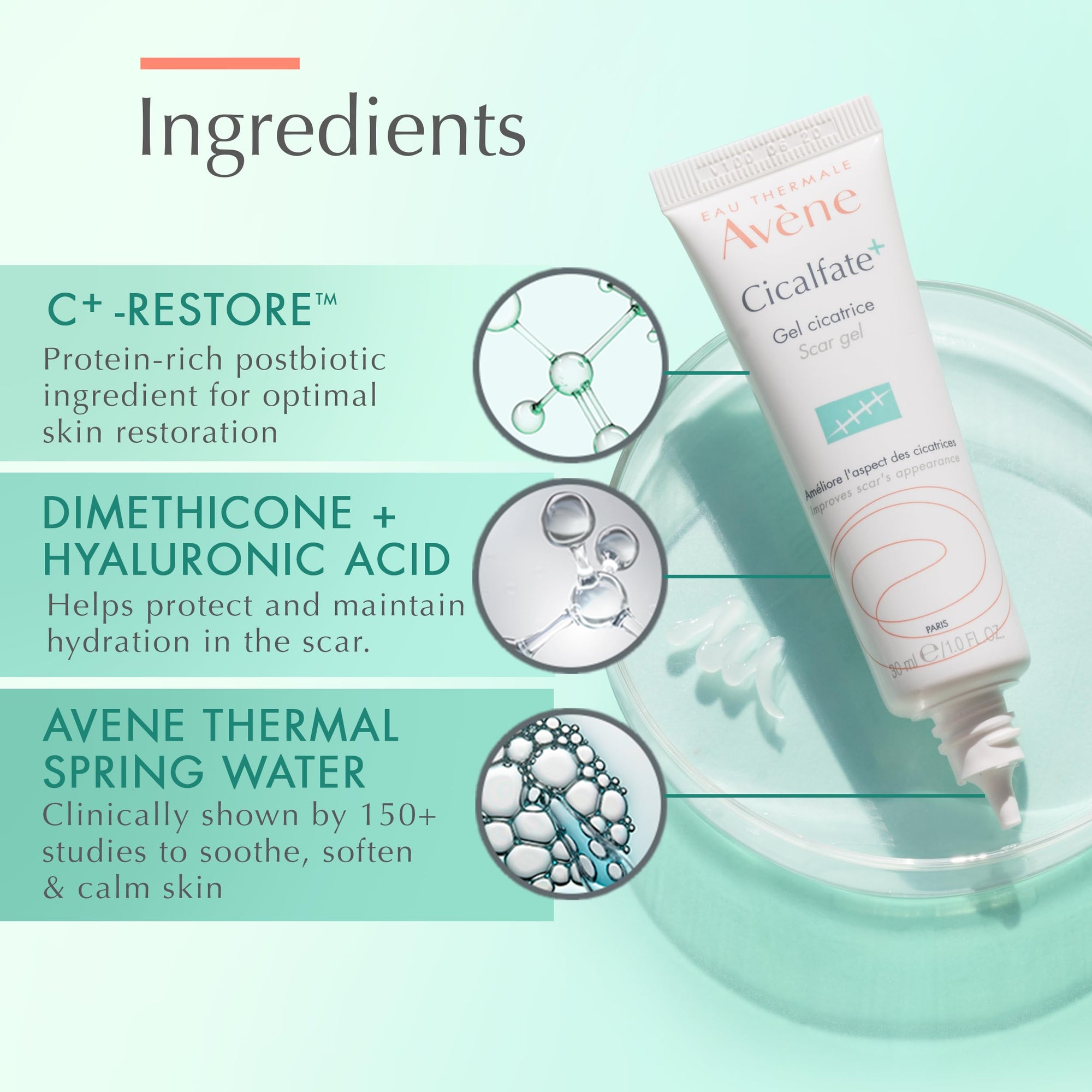 Avene Cicalfate+ Massage Gel 30ml