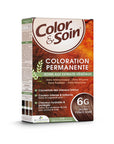 Color&Soin Dark Golden Blond Hair Dye - Natural, Ammonia-Free, 6G Shade with Botanical Extracts