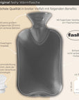 Fashy Hot Water Bottle Red - 2 Liter Capacity | Certified Quality
