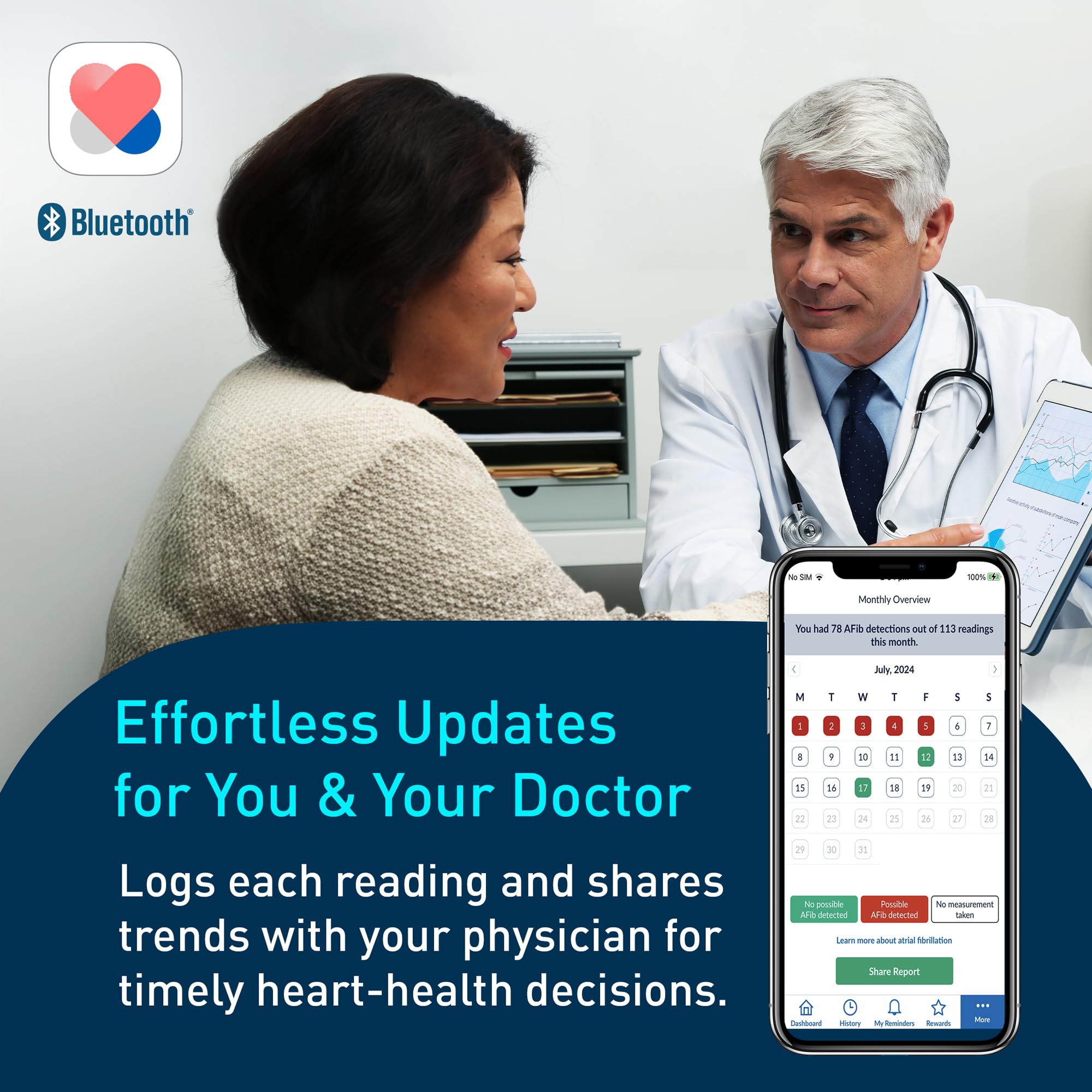 Omron M3 Comfort Digital Blood Pressure Monitor with Smart Cuff &amp; Irregular Heartbeat Detection - image 8