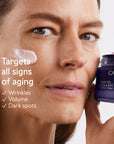 Caudalie Premier Cru The Rich Anti-Aging Cream for Dry Skin - Viniferine, Hyaluronic Acid, 1.69 fl oz