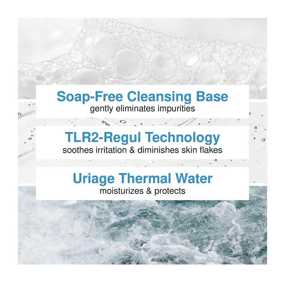 Uriage D.S. Cleansing Gel - Gentle, Fragrance-Free Cleanser for Sensitive Skin - 5.07 fl oz