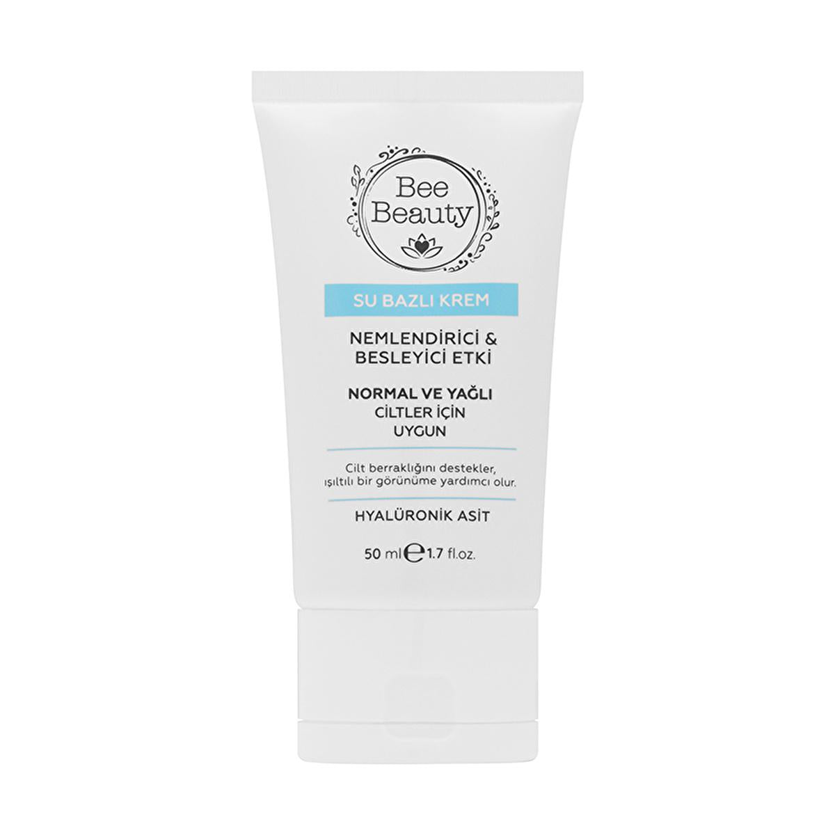 Bee Beauty Hyaluronic Acid Oil-Free Gel Cream: Intense Hydration, Radiant & Bright Skin, Strengthens Skin Barrier (1.69 fl oz) Bee Beauty Hyaluronic Acid Oil-Free Cream: Hydrate & Brighten Hyaluronic Acid Cream, Oil-Free Gel Cream, Moisturizing Gel, Hydrating Face Cream, Brightening Skin Cream, Hyaluronic acid moisturizer, Oil free face moisturizer, Facial cream vitamin e, Hyaluronic Acid, Oil-Free Formula, Panthenol, Peptide, Allantoin, Vitamin E, intense hydration, radiant skin, plump skin, fine lines, oi