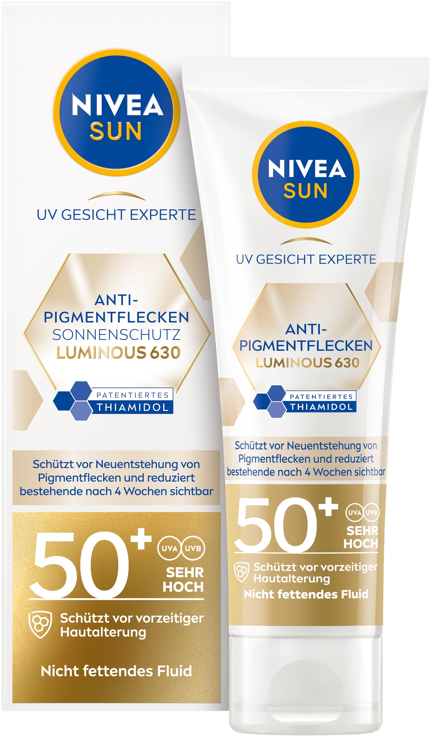Nivea Sun Luminous630 Anti-Spot Sunscreen Face Cream SPF50+ - Non-Greasy, Reduces Sun Spots, 1.35 fl oz - image 4