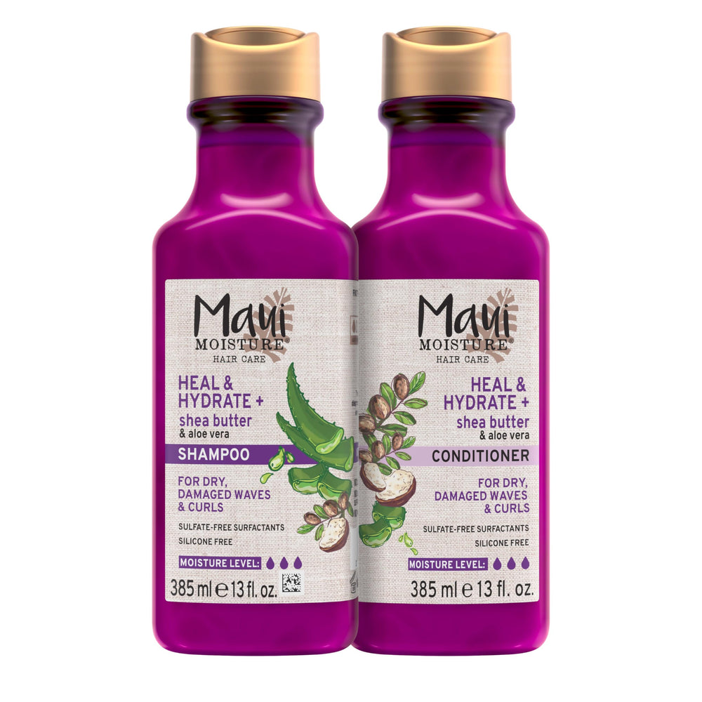 Maui Moisture Strength & Length Agave Conditioner 385ml - Nourishing Aloe Vera Hair Care for Damaged Hair