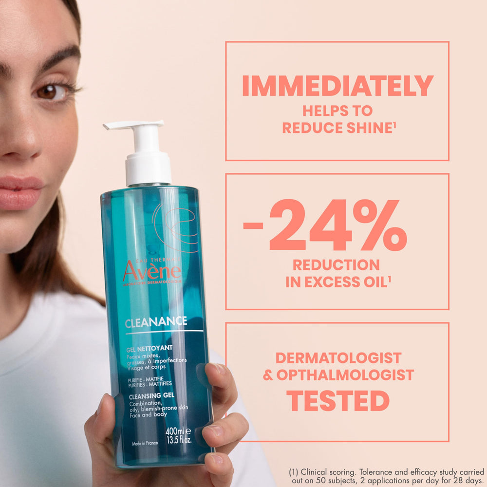 Avene Cleanance Cleansing Gel for Combination and Oily Skin 400ml