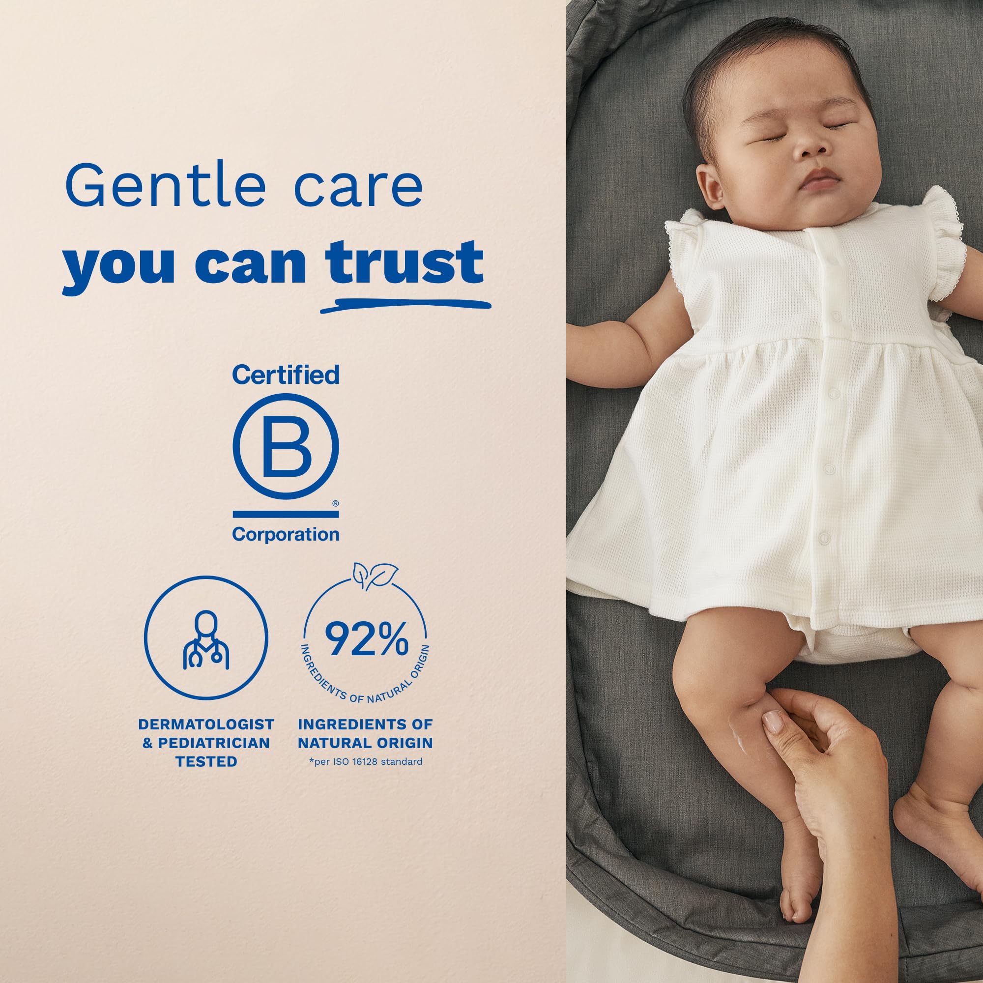Mustela Cicastela Repairing Baby Care Cream - 40ml, Natural, Dermatologically Tested, Soothing &amp; Gentle for Newborns