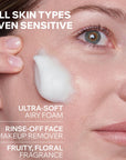 Uriage Gentle Facial Cleansing Foam & Makeup Remover - Suitable for Normal & Combination Skin Types