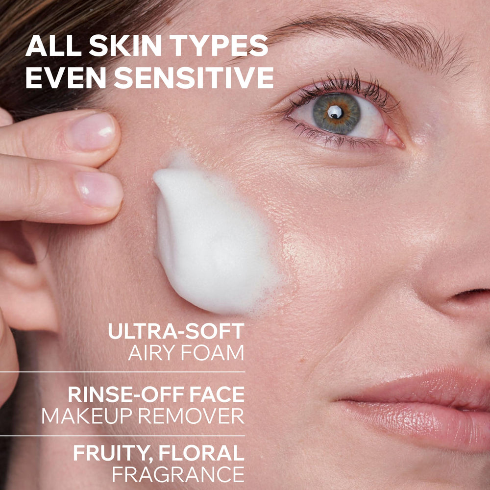 Uriage Gentle Facial Cleansing Foam & Makeup Remover - Suitable for Normal & Combination Skin Types