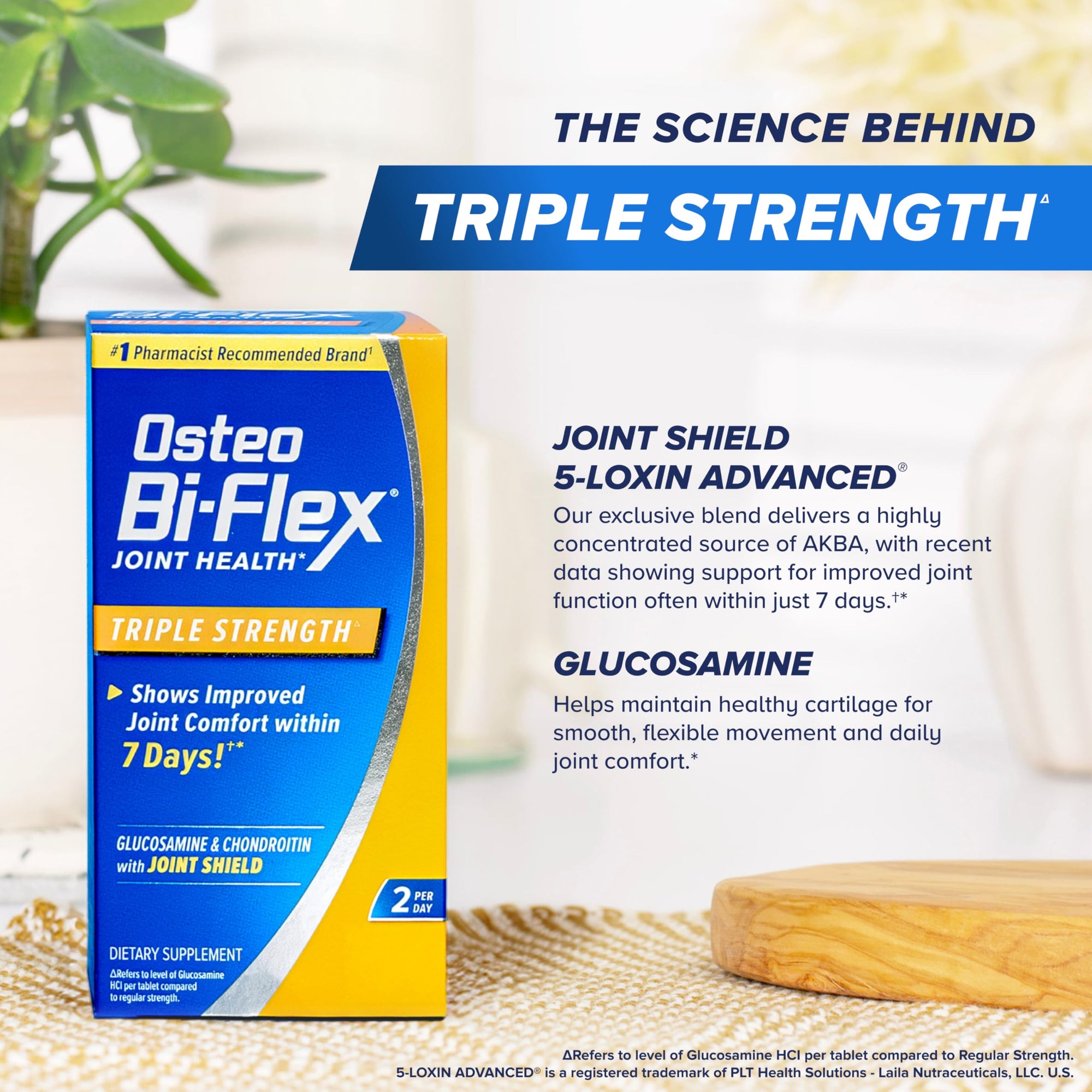 Osteo Bi-Flex Advanced Triple Strength Joint Health Supplement - 40 Tablets with Glucosamine, Chondroitin &amp; MSM
