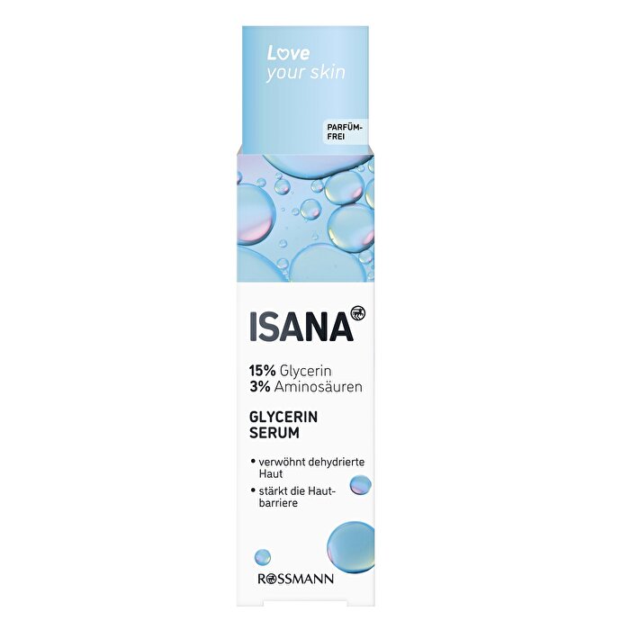Isana Love Your Skin Glycerin & Amino Acid Serum 30ML | Hydrating - Face Serum