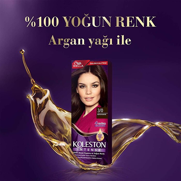 Wella Koleston Intense Permanent Hair Color 3/0 Dark Brown | 1.7 oz - view 3