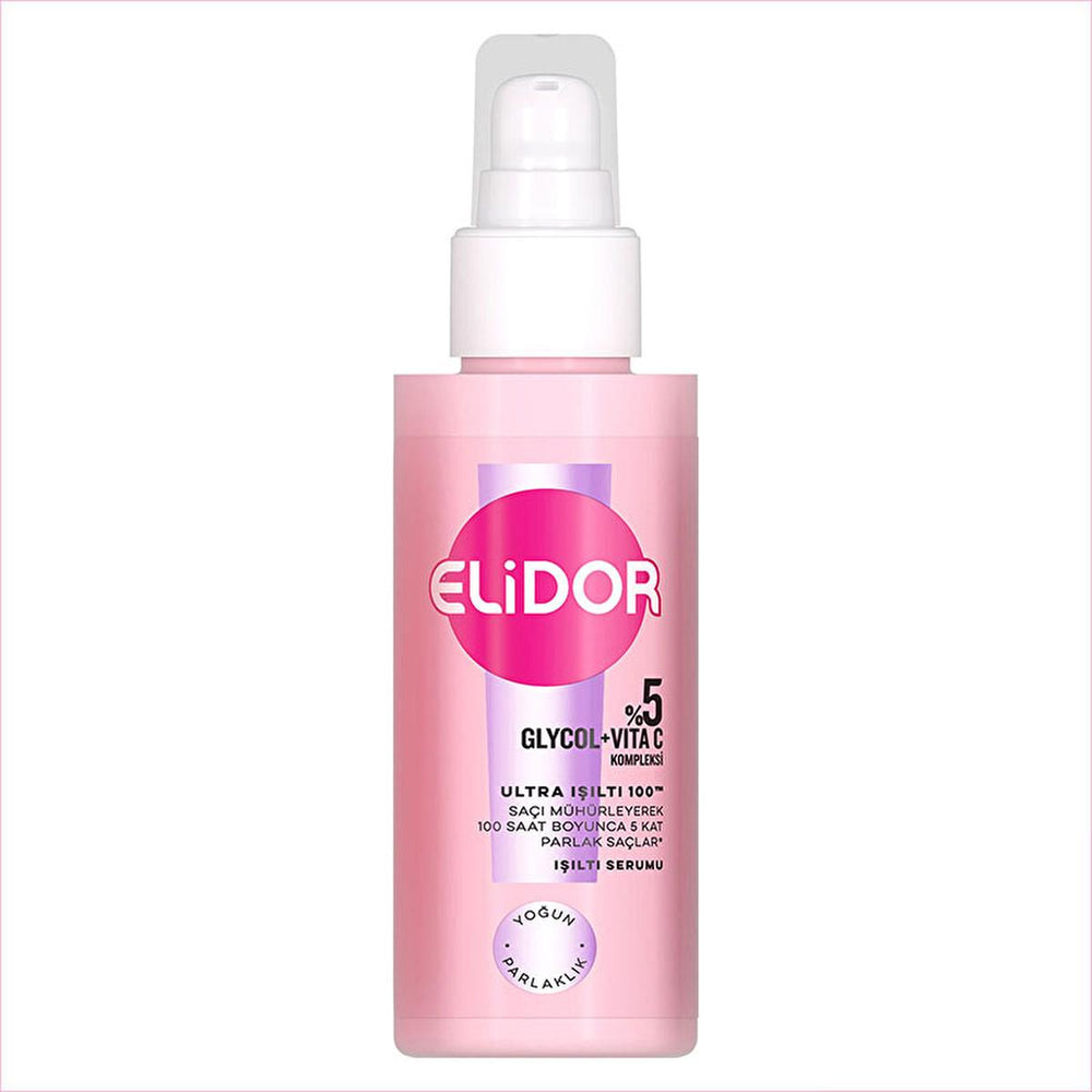 Elidor Ultra Işıltı 100 Işıltı Serum - Intense Shine Hair Serum for Dry, Damaged Hair - 3.04 fl oz Elidor Ultra Işıltı Serum - Intense Shine for Dry Hair hair serum, intense shine, hair repair, damage protection, Vitamin C hair care, dry hair solution, damaged hair repair, dull hair treatment, nourishing hair serum, lightweight hair serum, non-greasy hair serum, daily hair care, pre-styling hair protection, post-color treatment hair care