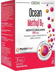 Ocean Vitamin B12 Methylcobalamin Sublingual Spray Supplement for Adults & Children - 500 mg, 5 ml - Vitamin & Supplement