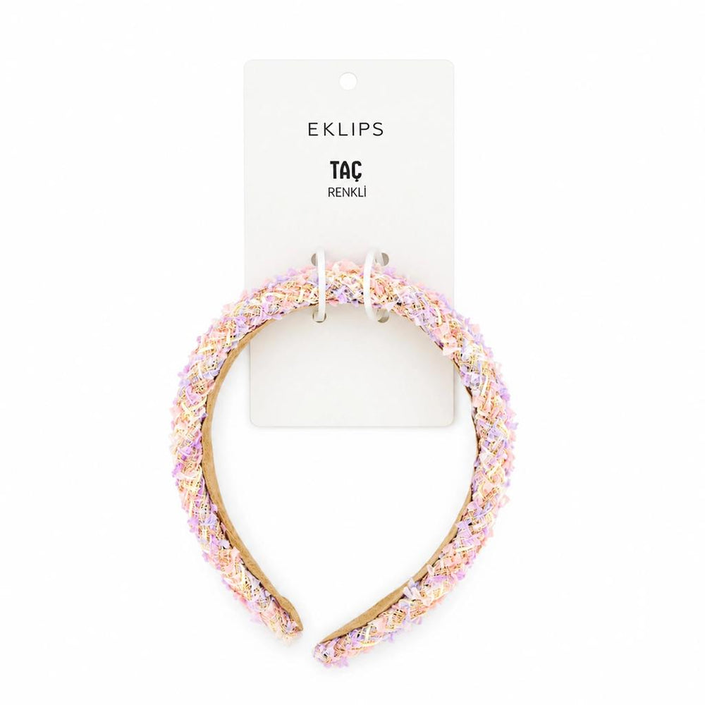 Eklips Patterned Fabric Headband Lilac Hair Accessory