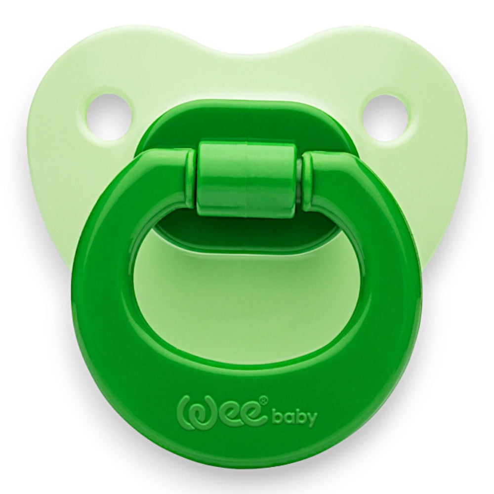 Wee Baby Orthodontic Silicone Soother No. 1 Green 0-6m