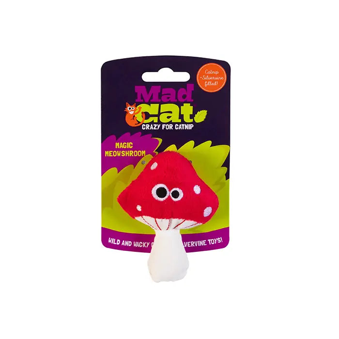 Mad Cat Magic Meowshroom Catnip & Silvervine Cat Toy