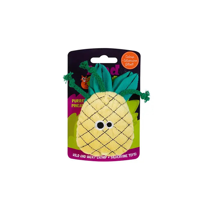 Mad Cat Purrfect Pineapple Catnip & Silvervine Cat Toy