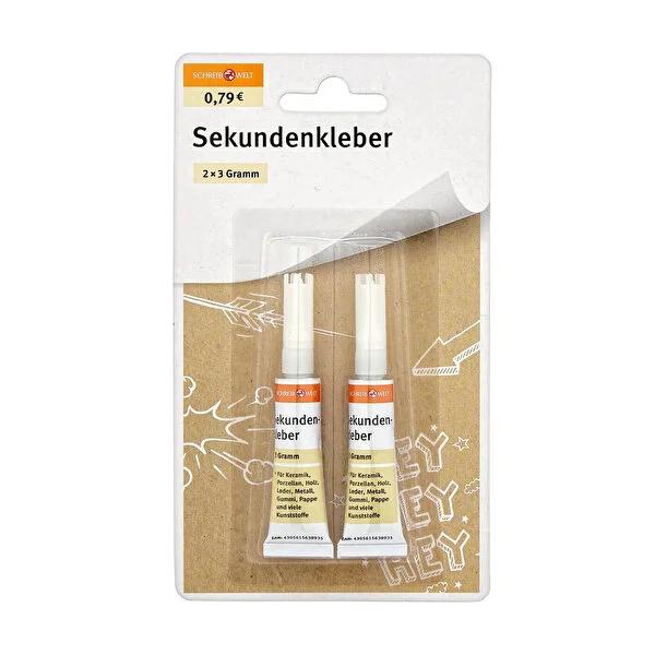 Schreibwelt Japon - Multi-Material Adhesive for Crafting & Repair (2*3g) - Versatile, Portable & Reliable Bonding Solution Schreibwelt Japon Multi-Material Adhesive for Crafting & Repair adhesive for multiple materials, crafting adhesive, DIY adhesive, repair adhesive, small adhesive packaging, multi-material adhesive, ceramic adhesive, porcelain adhesive, wood adhesive, leather adhesive, metal adhesive, rubber adhesive, paper adhesive, plastic adhesive, crafting supplies, DIY supplies, repair supplies
