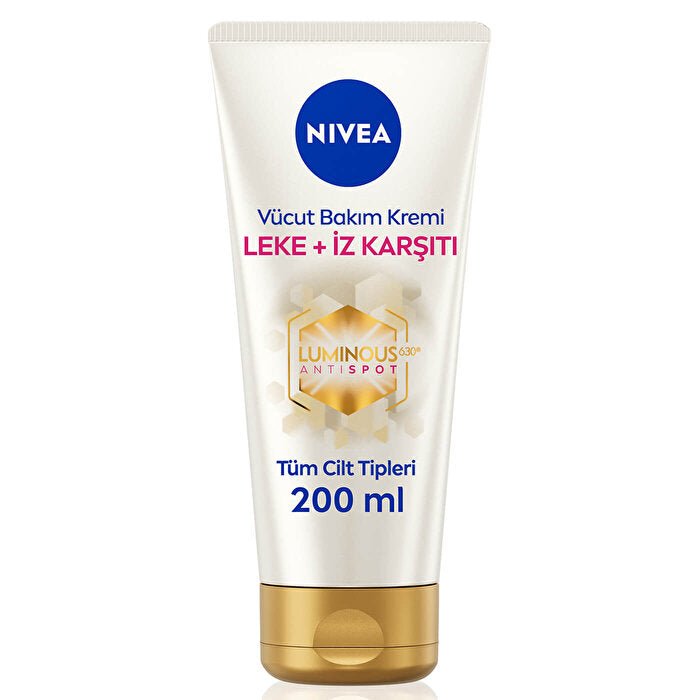 Nivea Luminous Spot Treatment Body Cream 200ml - Uneven Skin Tone - Face Cream