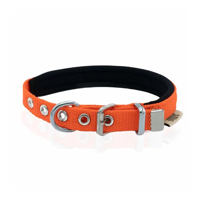 Doggie Comfort Woven Dog Collar for Small Breeds 1.5x25-30cm