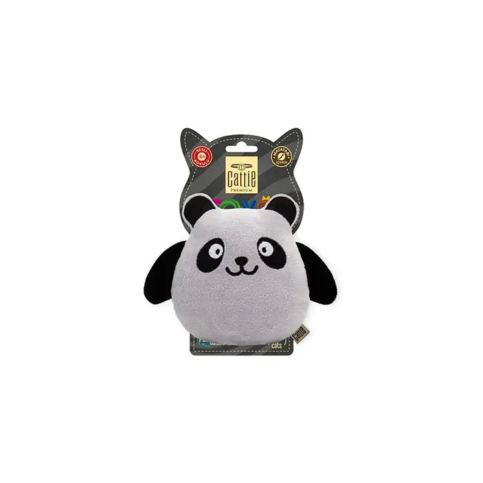 Cattie Matatabi Plush Panda Cat Toy for Active Play 15cm