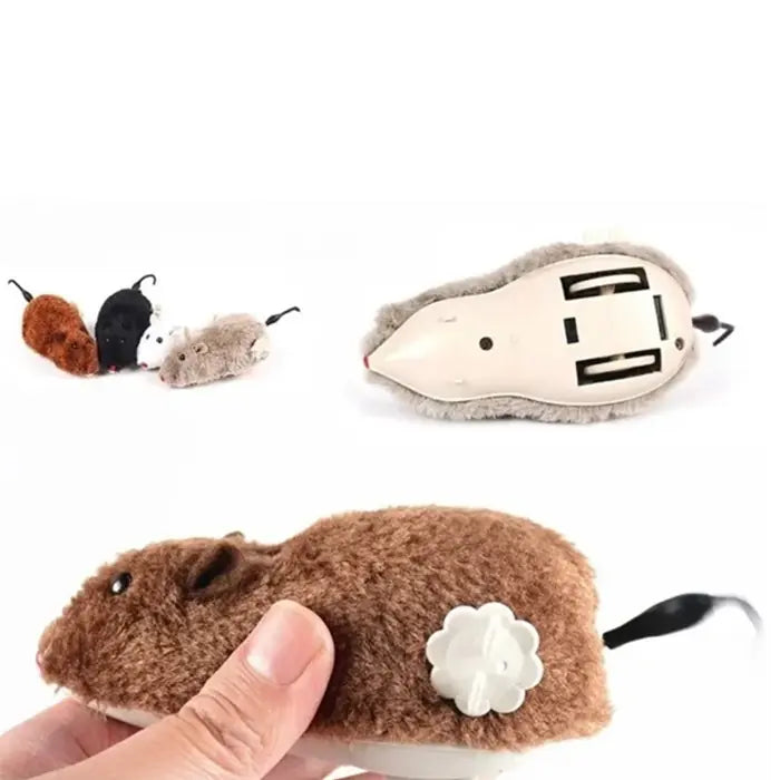 Funny Mouse Wind-Up Cat Toy for Reflex Training 1 pc