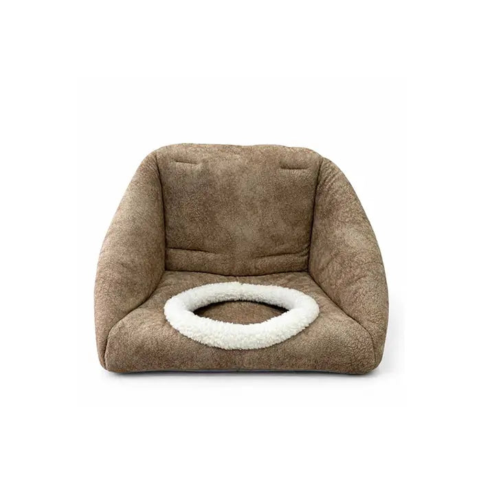 Petpretty Comfort 3-in-1 Convertible Cat Bed in Beige