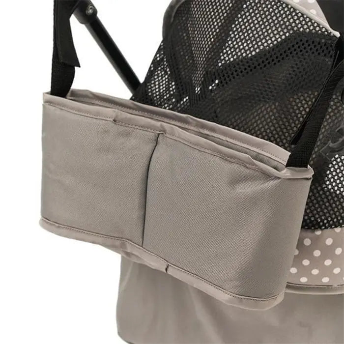 Zampa Perez Pet Stroller for Cats and Small Dogs Grey 42x63x89cm